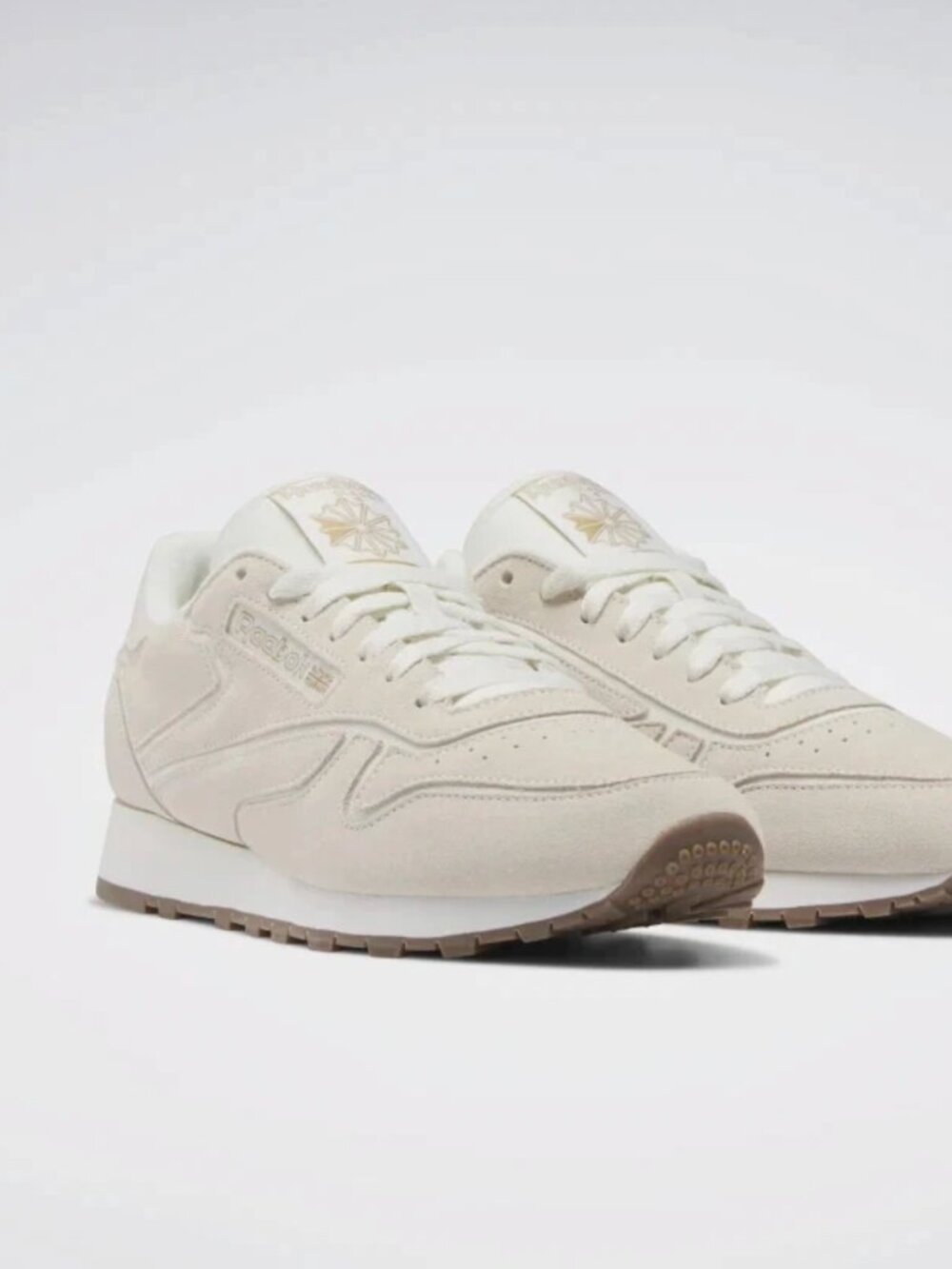Men's Reebok Classic Leather Chalk Sneakers Size 7US HQ7139